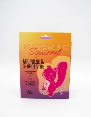 Screaming Squirrel Air Pulse and G-Spot Vibrator