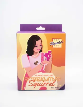 Screaming Squirrel Air Pulse and G-Spot Vibrator