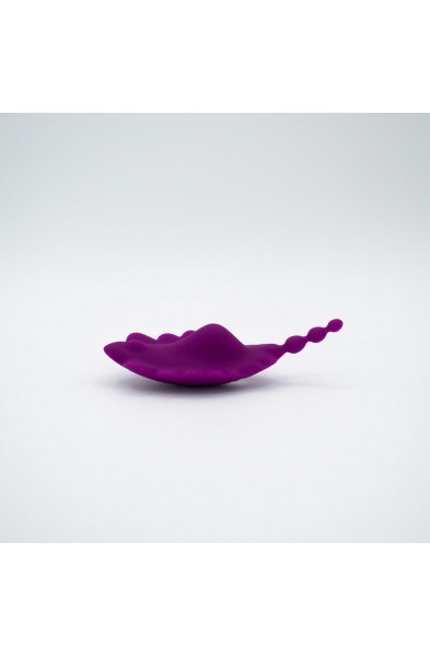 Shell Yeah! Remote Controlled Wearable Panty  Vibrator - Purple