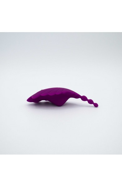 Shell Yeah! Remote Controlled Wearable Panty  Vibrator - Purple