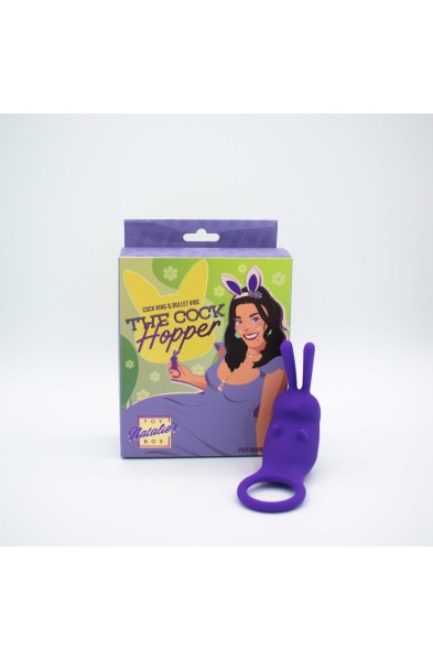 The Cock Hopper Cock Ring and Bullet Vibrator -  Purple