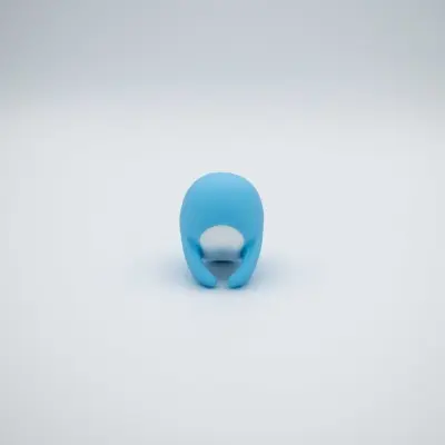 The Heavenly Humpback Finger Bullet Vibrator - Blue