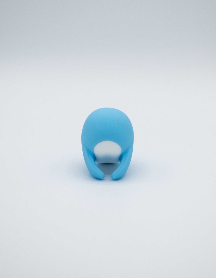 The Heavenly Humpback Finger Bullet Vibrator - Blue