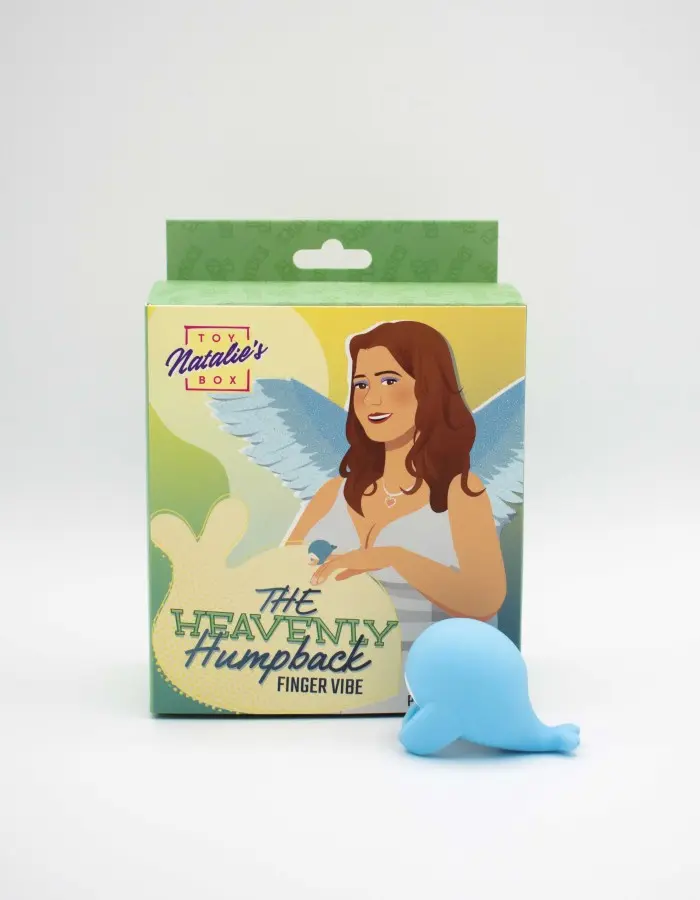 The Heavenly Humpback Finger Bullet Vibrator - Blue