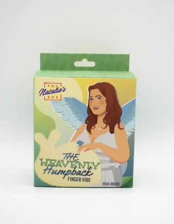 The Heavenly Humpback Finger Bullet Vibrator - Blue