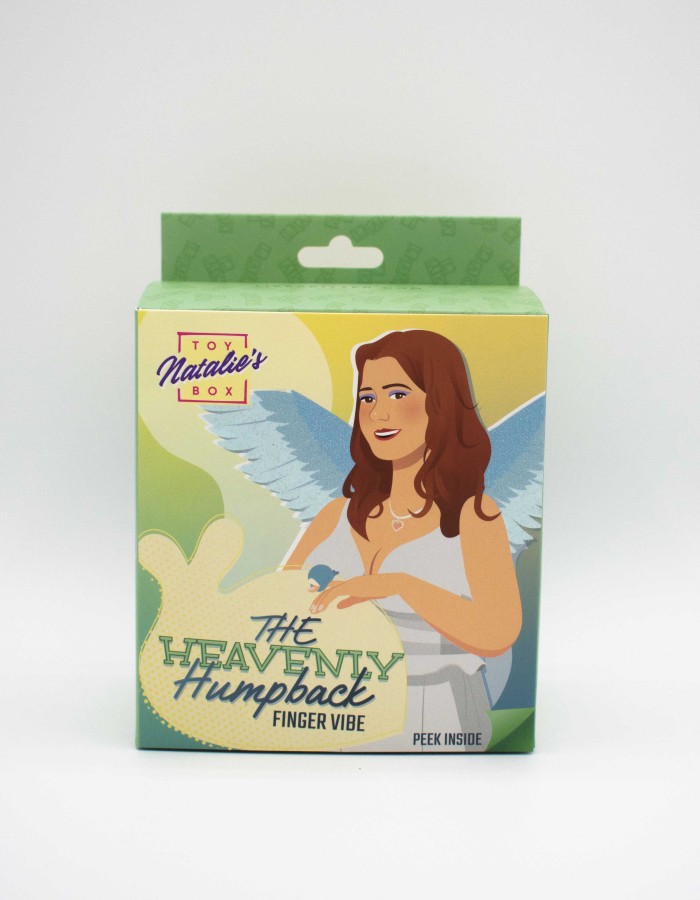The Heavenly Humpback Finger Bullet Vibrator - Blue