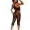 Crochet Cropped Bodystocking - One Size - Black