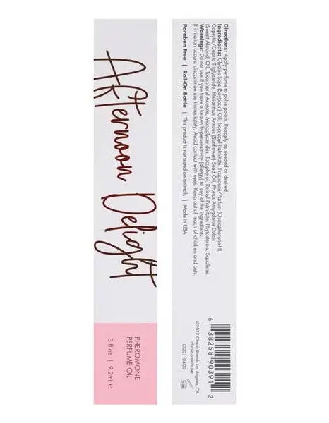 Afternoon Delight - Perfume With Pheromones - Tropical Floral 3 Oz