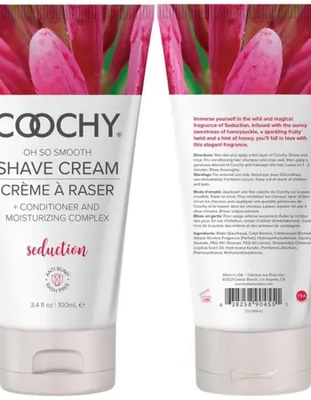 Coochy Oh So Smooth Shave Cream - Seduction - 3.4 Oz