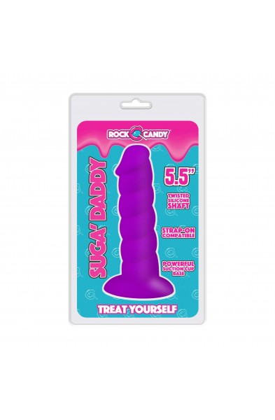 Suga-Daddy 5.5 Inch Dong - Purple