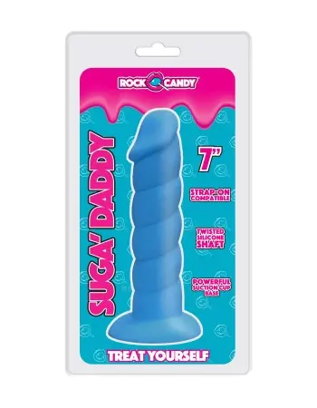 Suga-Daddy 7 Inch Dong - Blue