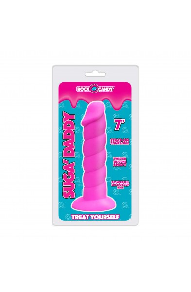 Suga-Daddy 7 Inch Dong - Pink