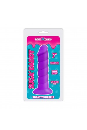 Suga-Daddy 7 Inch Dong - Purple