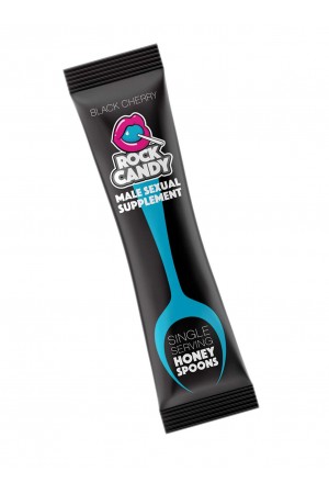 Honey Spoon - Male Sexual Supplement - Black  Cherry 24 Ct Display