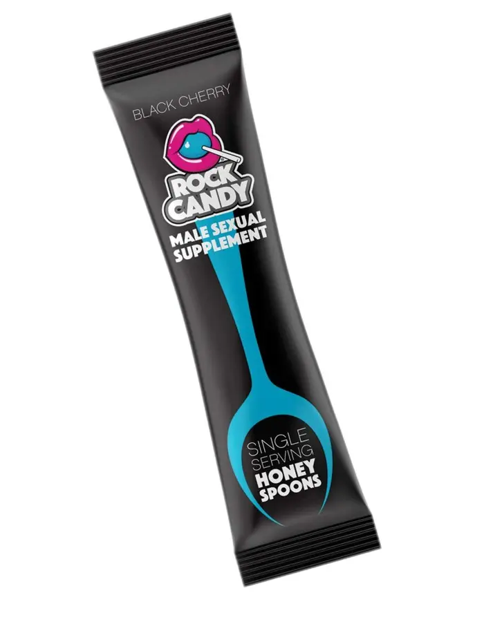 Honey Spoon - Male Sexual Supplement - Black  Cherry 24 Ct Display