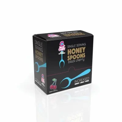 Honey Spoon - Male Sexual Supplement - Black  Cherry 24 Ct Display