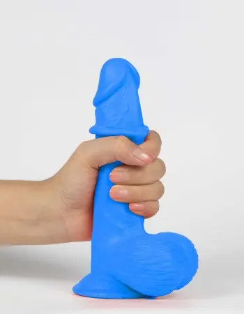 Get Lucky Ms. Navy 7.5 Inch Dildo - Blue