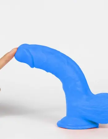 Get Lucky Ms. Navy 7.5 Inch Dildo - Blue