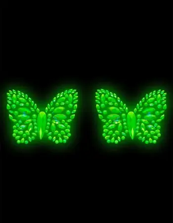Chrysalis Sticker Nipple Pasties - Glow in the Dark
