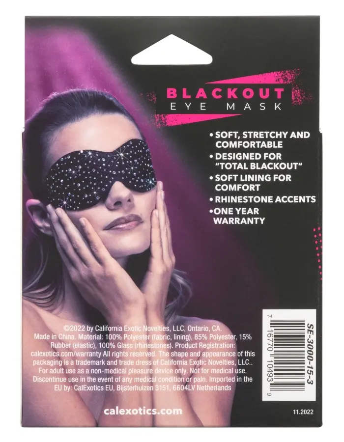 Radiance Blackout Eye Mask - Black