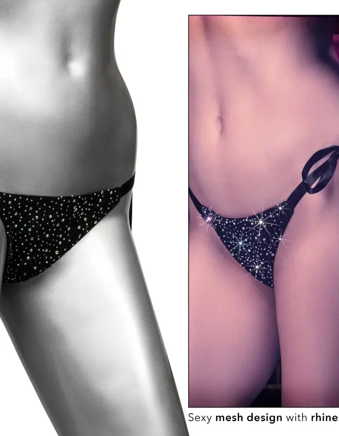Radiance Side-Tie Panties - Black