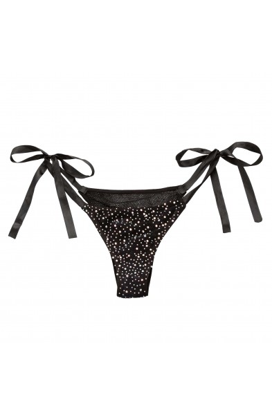 Radiance Side-Tie Panties - Black