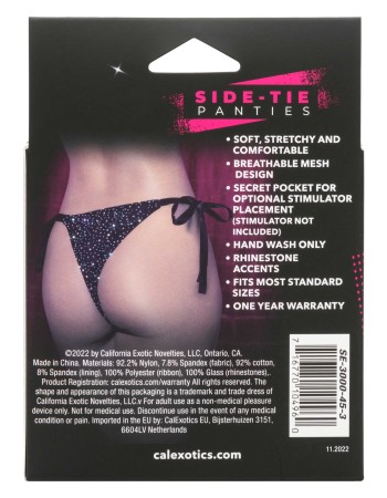 Radiance Side-Tie Panties - Black