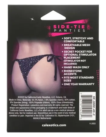 Radiance Side-Tie Panties - Black