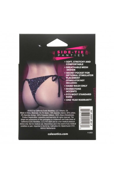 Radiance Side-Tie Panties - Black