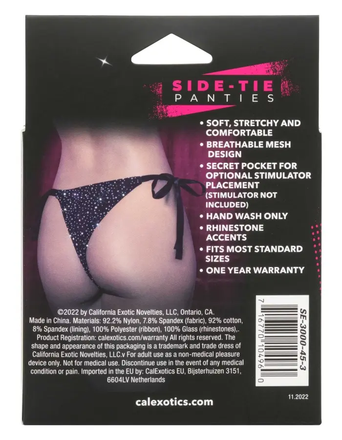 Radiance Side-Tie Panties - Black