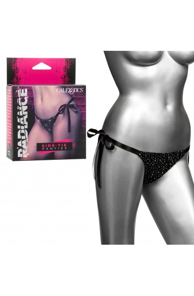 Radiance Side-Tie Panties - Black