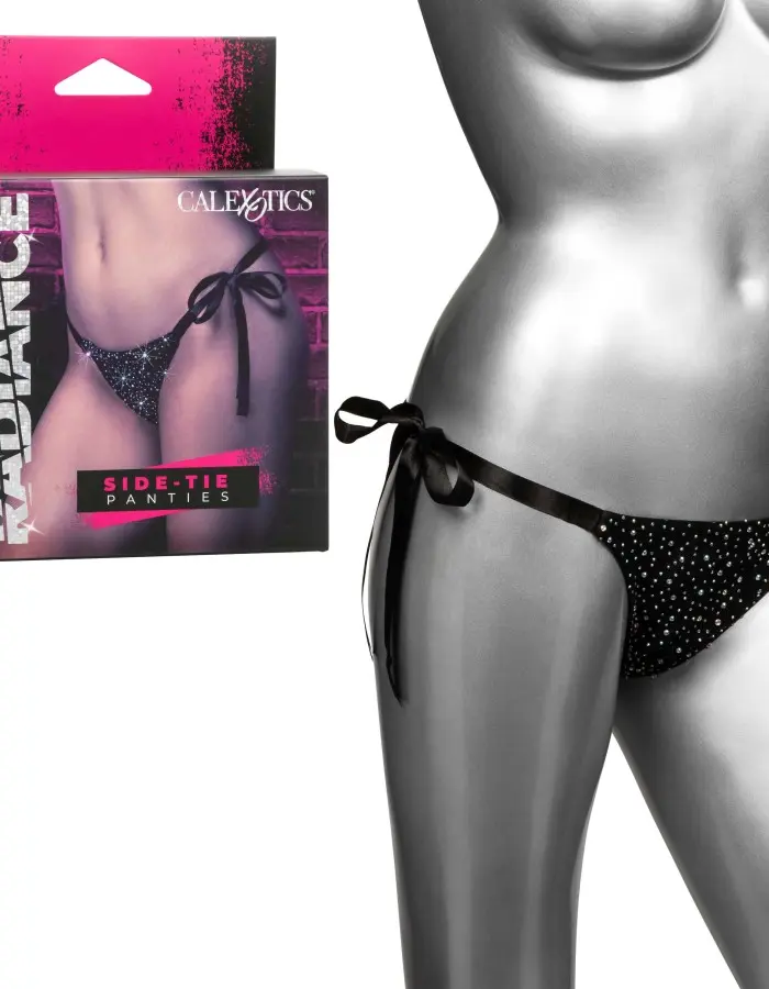 Radiance Side-Tie Panties - Black