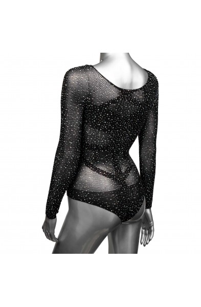 Radiance Long Sleeve Body Suit - One Size - Black