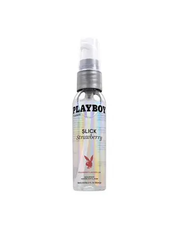 Playboy Pleasure Slick Strawberry Flavored Lubricant 2 Oz