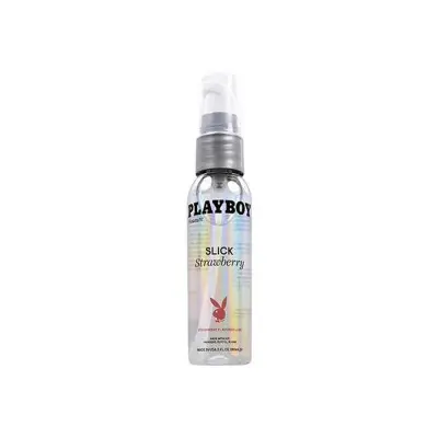 Playboy Pleasure Slick Strawberry Flavored Lubricant 2 Oz