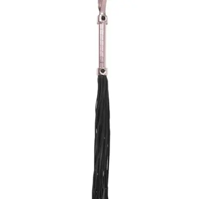 Brat Flogger - Black / Rose Gold
