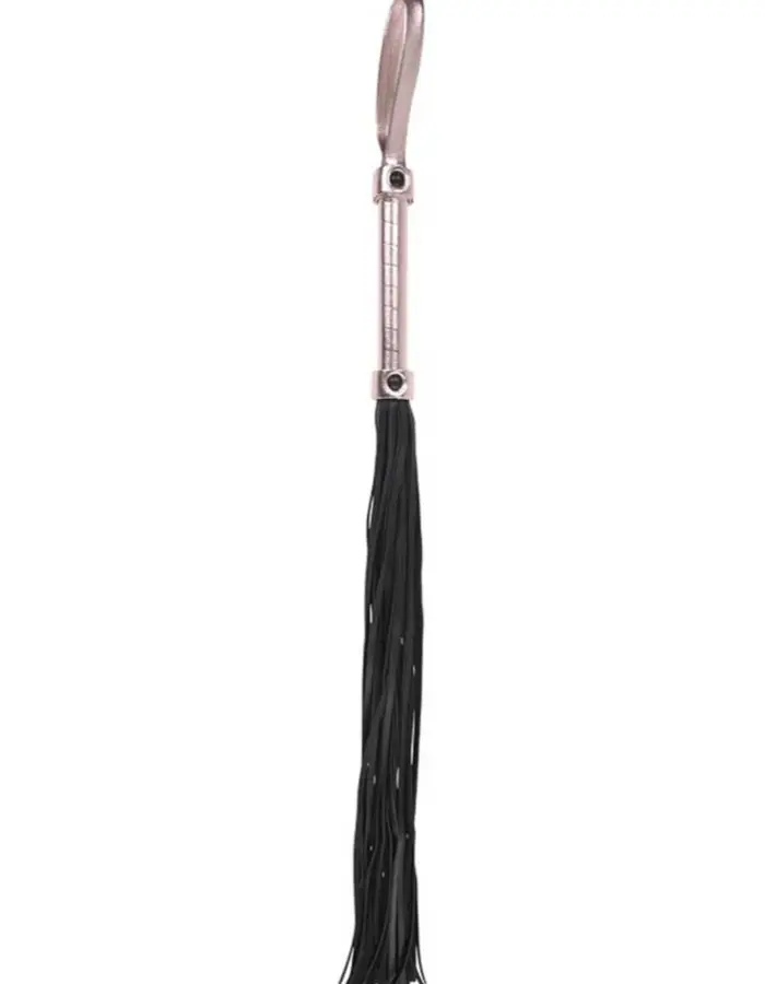 Brat Flogger - Black / Rose Gold