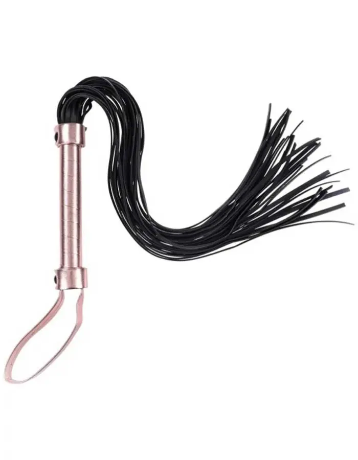Brat Flogger - Black / Rose Gold