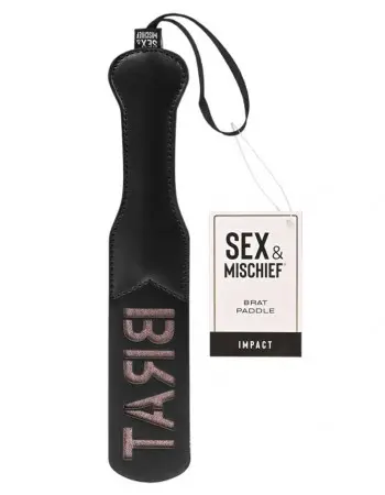 Brat Paddle - Black / Rose Gold