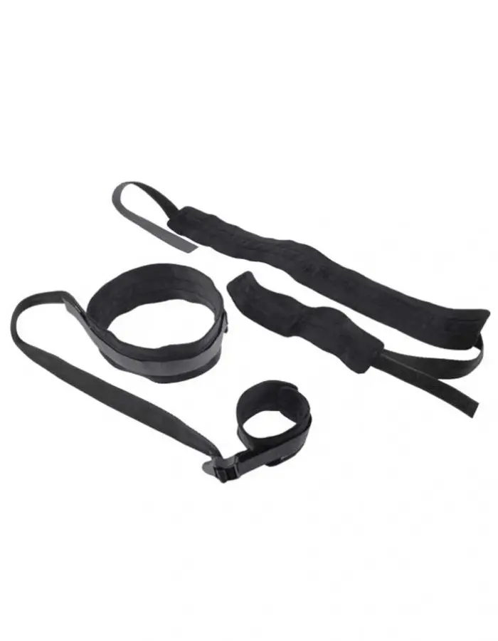 Thigh and Wrist Cuffs - Black