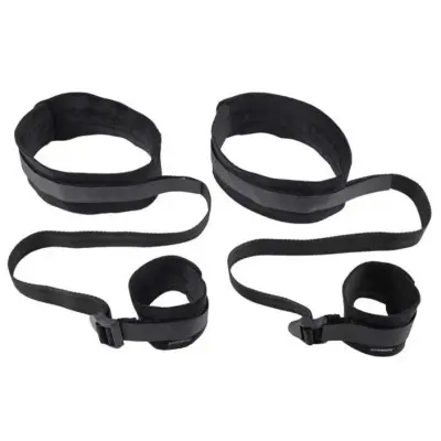 Thigh and Wrist Cuffs - Black
