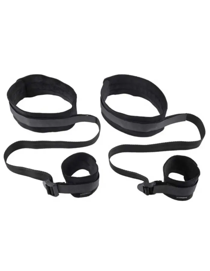Thigh and Wrist Cuffs - Black