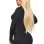 Zipper Front Long Sleeved Matte Romper - Medium - Black
