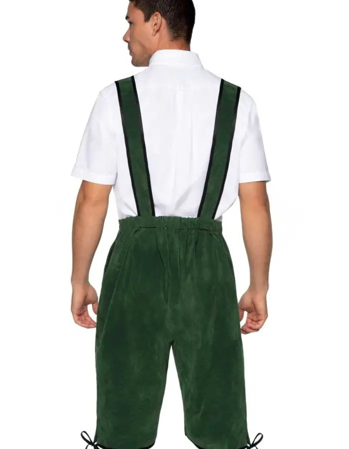 Men's Beerfest Lederhosen Oktoberfest Costume - X-Large - Green