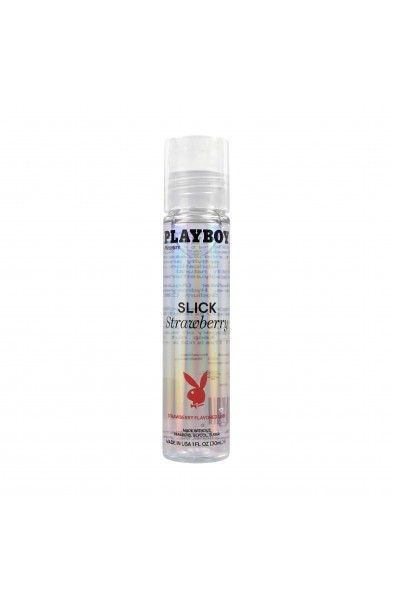 Playboy Pleasure Slick Strawberry Flavored Lubricant 1 Oz