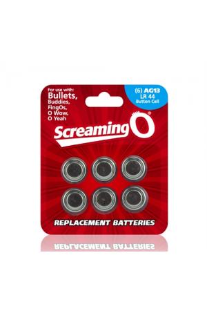 Replacement Batteries AG13 LR44 Button Cell 6 Count Each