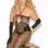 Crochet Body Stocking - Queen Size - Black