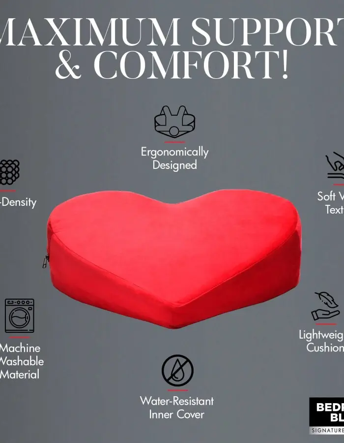 Love Pillow Heart Pillow - Red