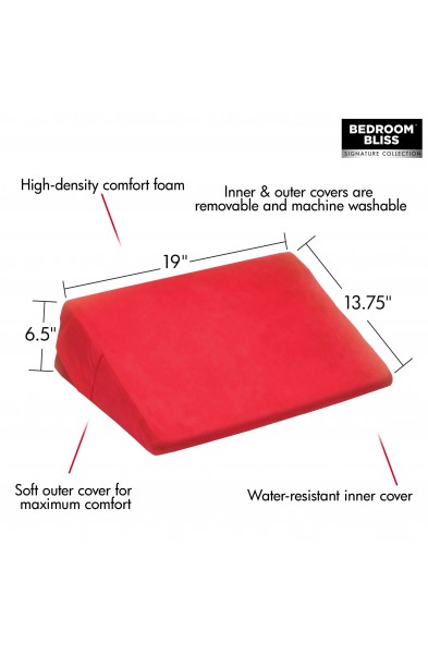 Love Cushion Small Wedge Pillow - Red