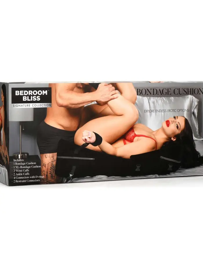 Bondage Cushion Set Bondage Foam Wedge Pillow Set  - Black
